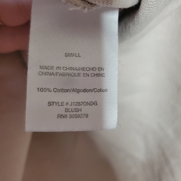 Thread & Supply Blush Beige Shirt Jacket Size Small - Picture 7 of 12